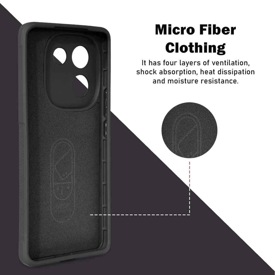 Artistque Case For Vivo T3 Pro 5g / Iqoo Z9s Pro 5g Back Cover | Liquid Stripe Cover Silicone