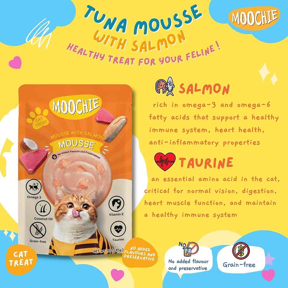 Moochie Cat Wet FOOD - Mousse With Salmon