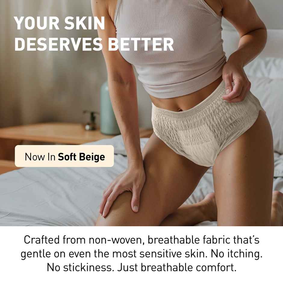 Sirona Comfy Disposable Period Panties S-M | Ultra-Absorbent | Leak-proof Protection