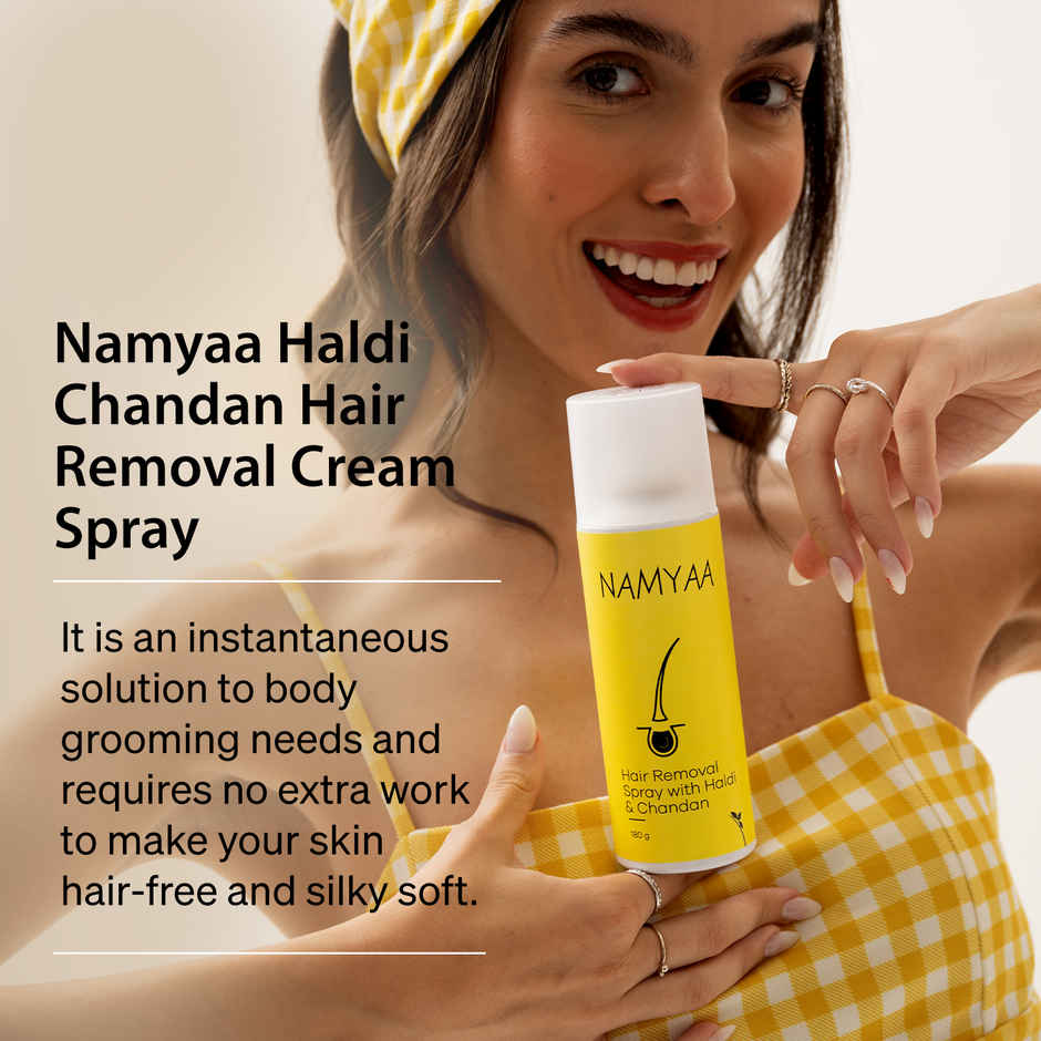 Namyaa Haldi Chandan Hair Removal Cream Spray