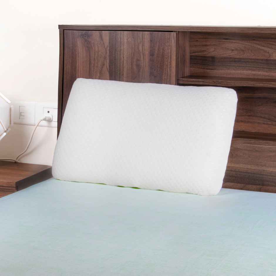 Wakefit Super Soft Foam Pillow | Regular Size | 21.5 x 13.75 x 5 inches | White | Pack of 1