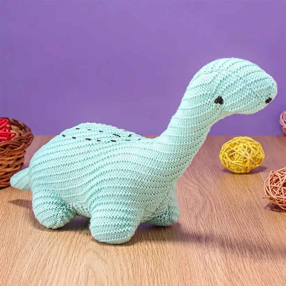 Sterling Crochet Dino Toy- Blue