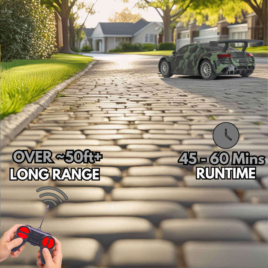 Frendo 1:24 Hi Speed Remote Control Car | Aud Military