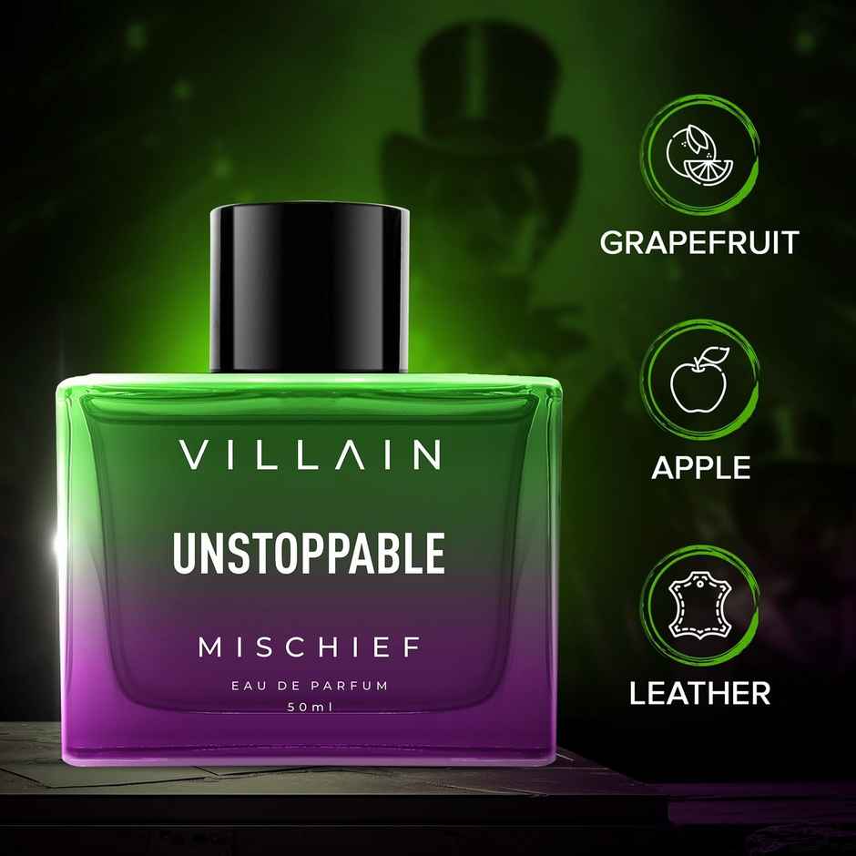 Villain Unstoppable Mischief Premium Long Lasting Fragrance Eau De Perfum For Men