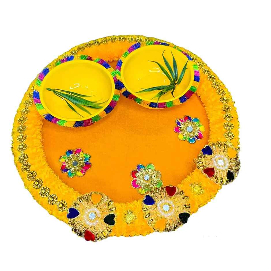 Divine Vibes Haldi Thali