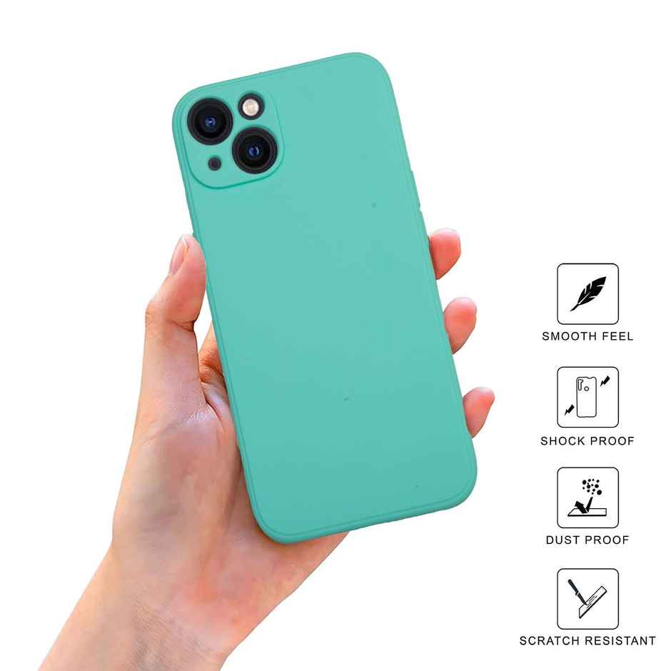 Sprig Designer Back Cover For Apple Iphone 14 Tpu Basic Shock Proof | Light Green