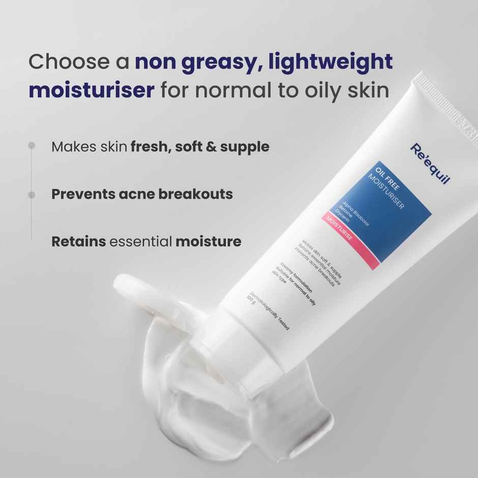 Re'Equil Oil Free Moisturiser For Normal, Oily & Combination Skin