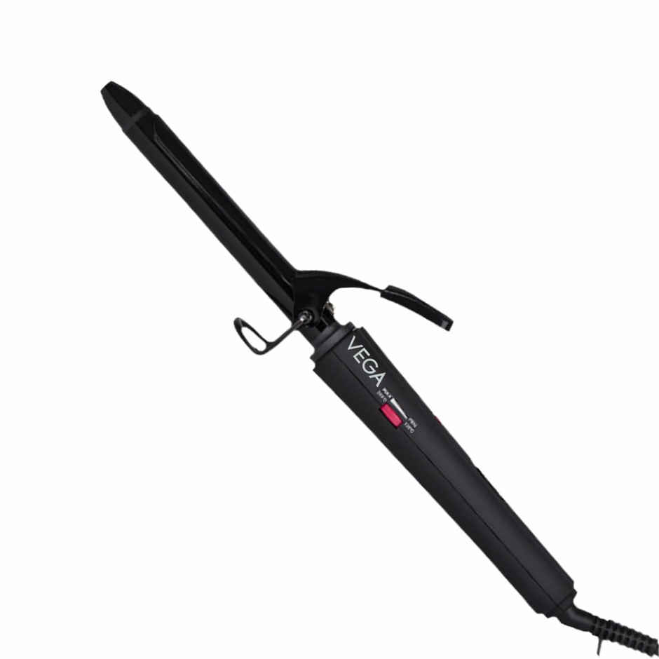 Vega Smooth Curl 19 mm Barrel Hair Curler for Women with Adjustable Temperature, Cool Tip | VHCH-03