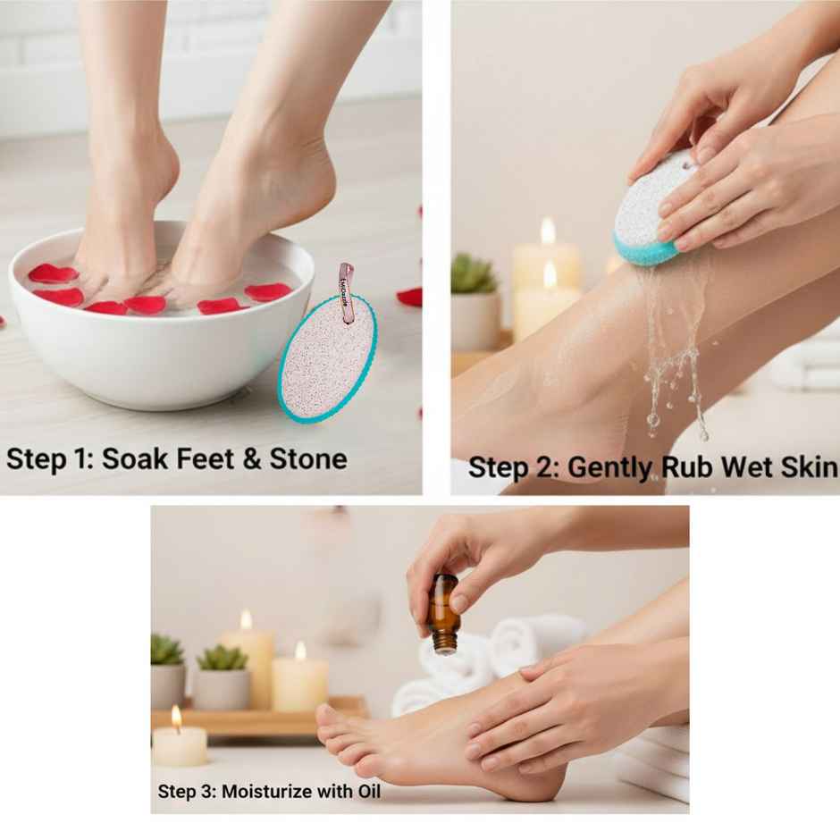 Midazzle Pumice Stone Oval with Grip - Large |MIPS5106