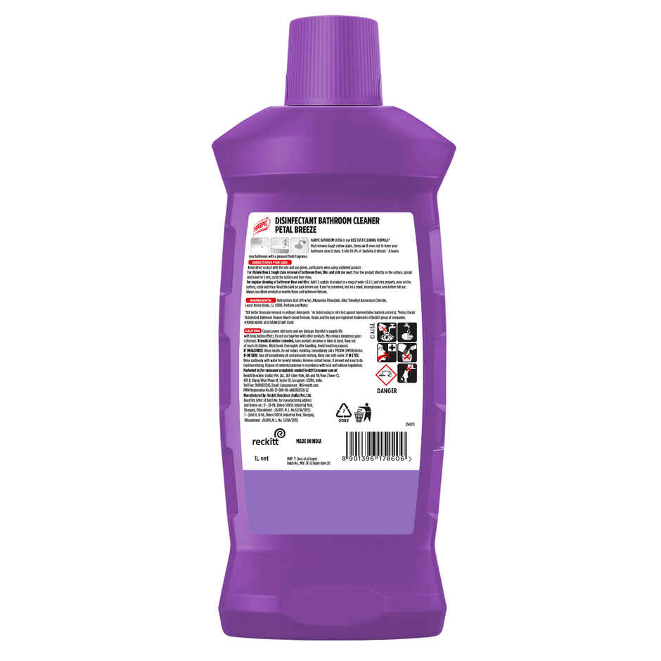 Harpic Bathroom Ultra 10X Tough Stain Remover Petal