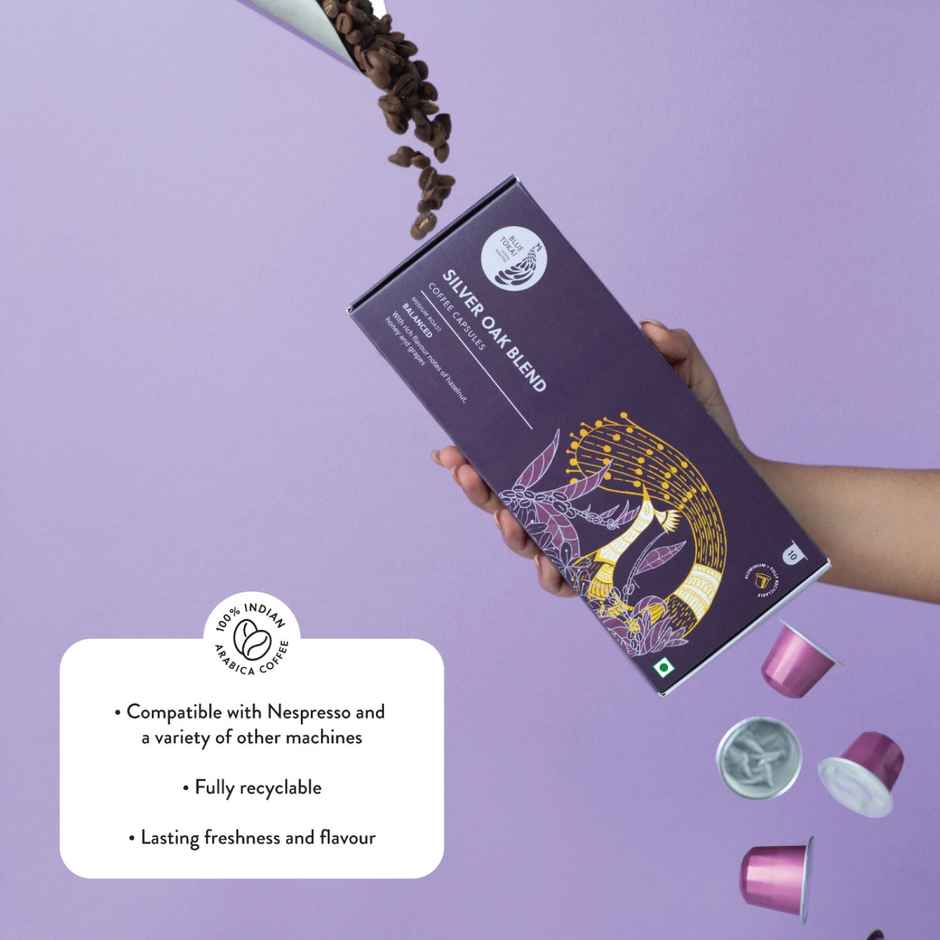 Blue Tokai Silver Oak Blend Medium Roast Coffee Capsule