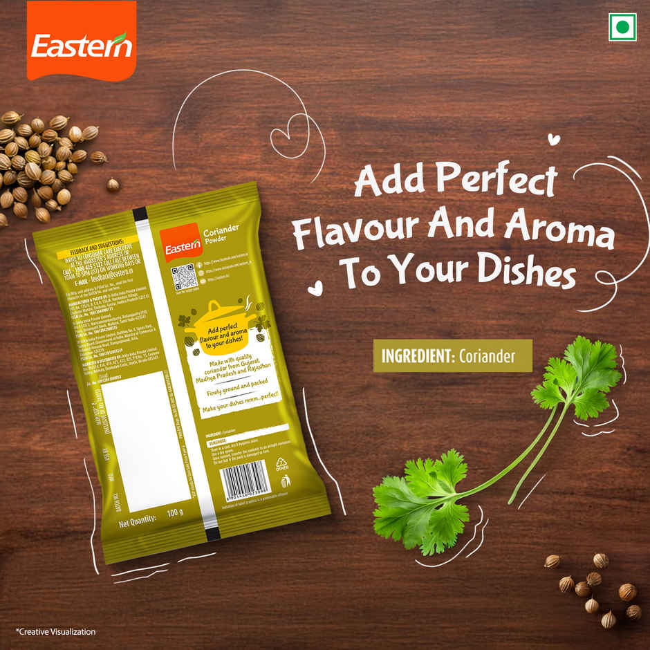 Eastern Turmeric Powder(100 gms), Eastern Coriander Powder(100 gms) & Eastern Chilly Powder(100 gms) Combo