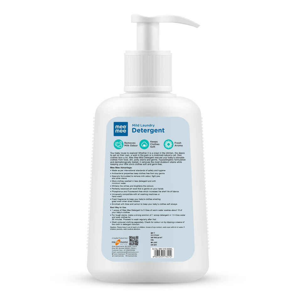 Mee Mee Anti-Bacterial Baby Laundry Detergent - One Drop Cleaning