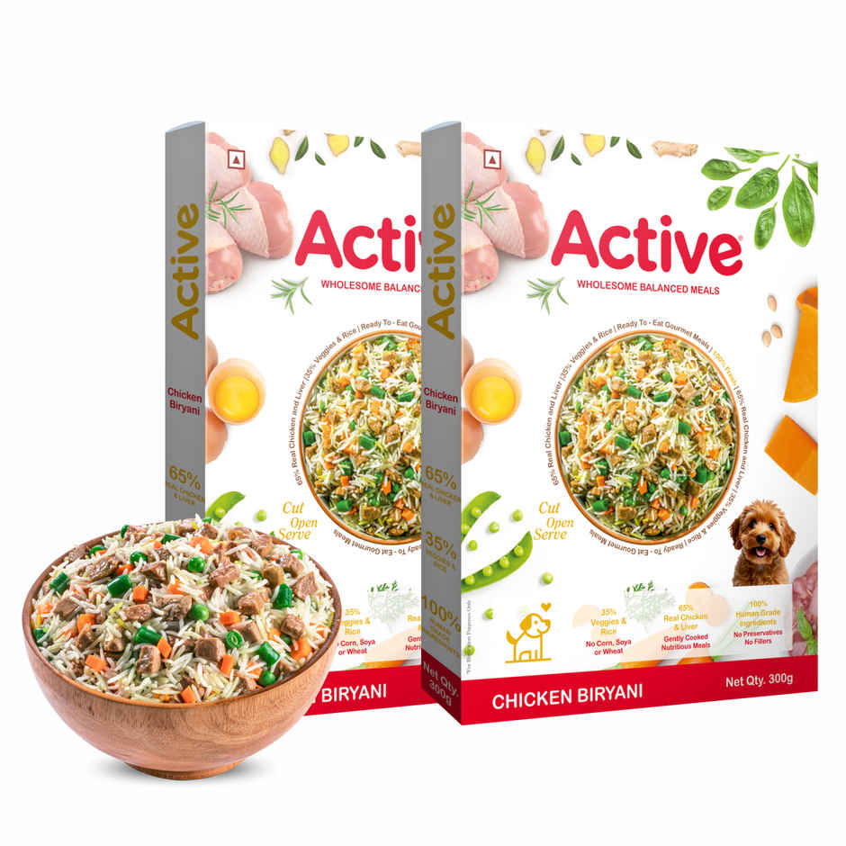 Active Real Chicken Biryani Dog Fresh Food