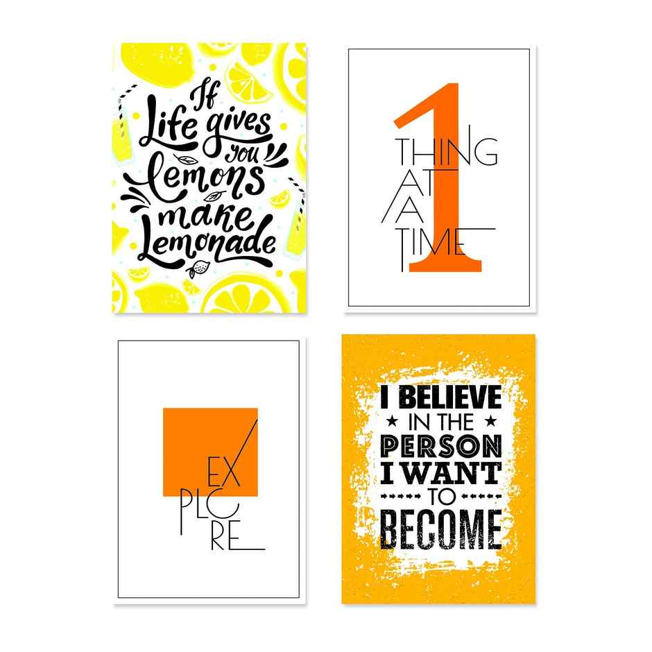 Paper Plane Design Wall Posters For Office Decor | Set of 10 | Size | 12 Inch x 18 Inch | D48