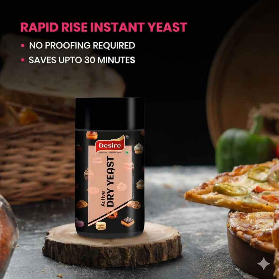 Desire Dry Yeast Powder | Easy & Quick | Baking Ingredients