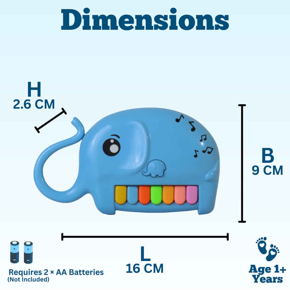 Frendo Musical Elephant | Blue