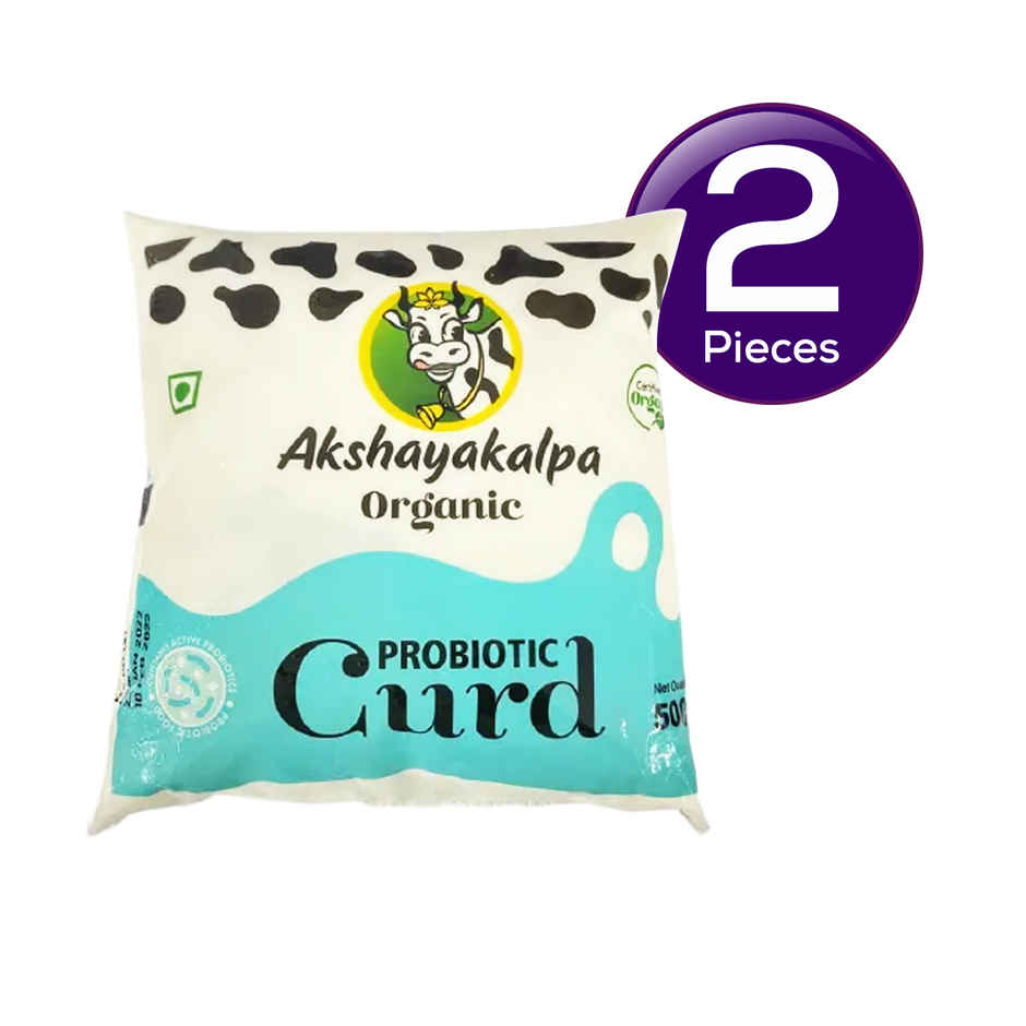 Akshayakalpa Organic Probiotic Curd Pouch Combo