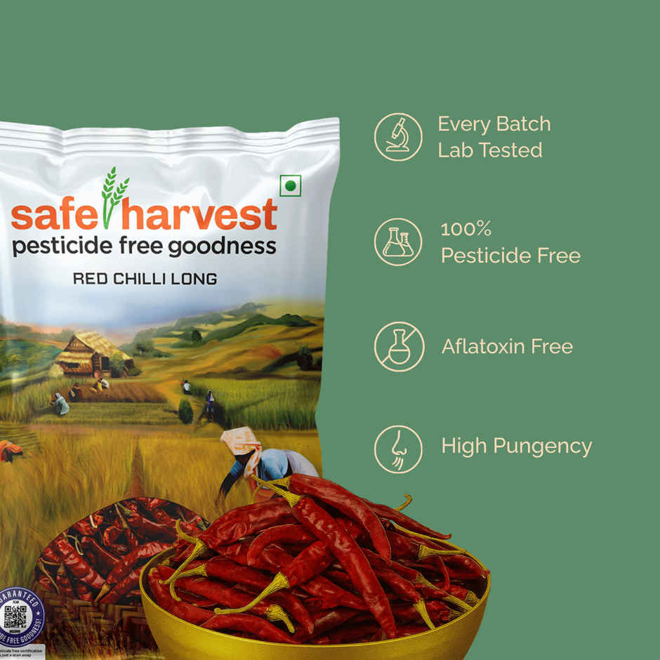 Safe Harvest Pesticide-Free Red Chili Long