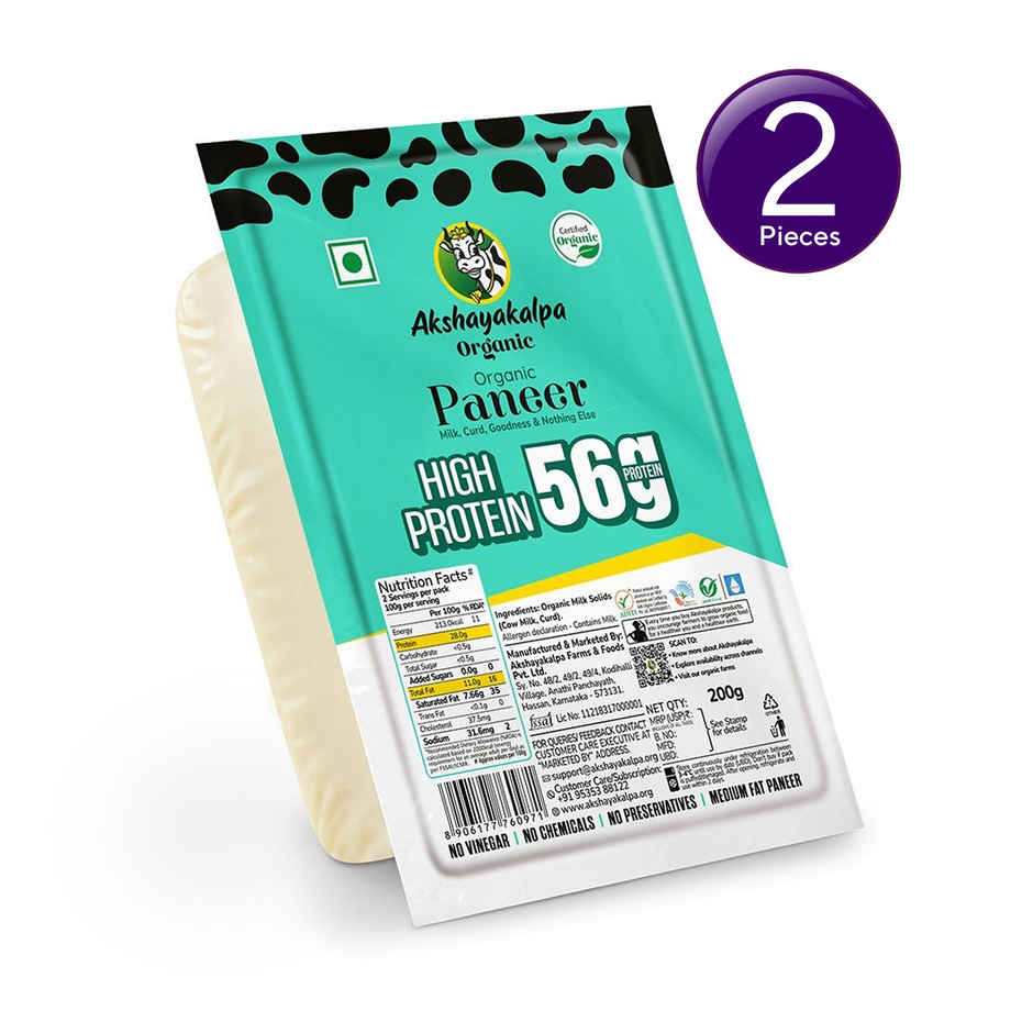 Akshayakalpa Organic High Protein Paneer Combo 