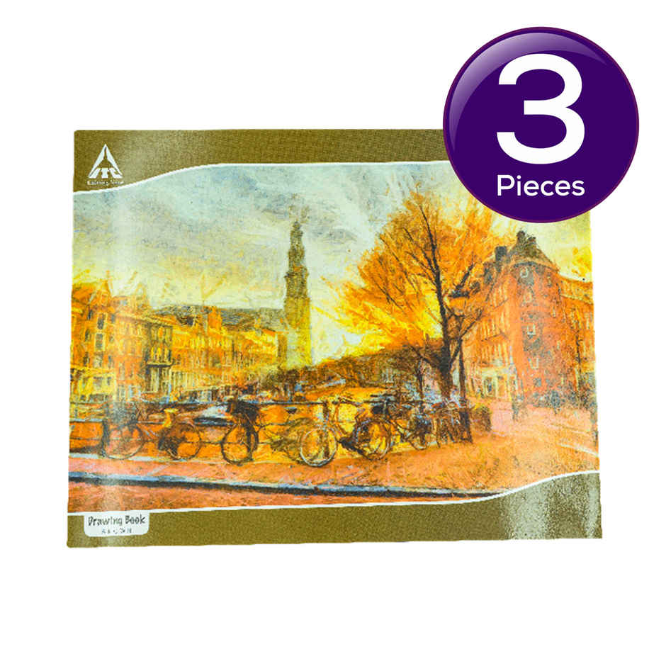 Classmate Drawing Book Unruled 275X347 36 Page 1.0 pcs - Assorted Designs Combo