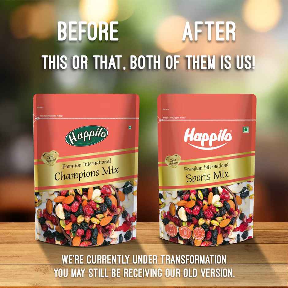 Happilo International Sports Mix | Almonds,Cashews,Raisins,Cranberries,Blueberries |Healthy Snack