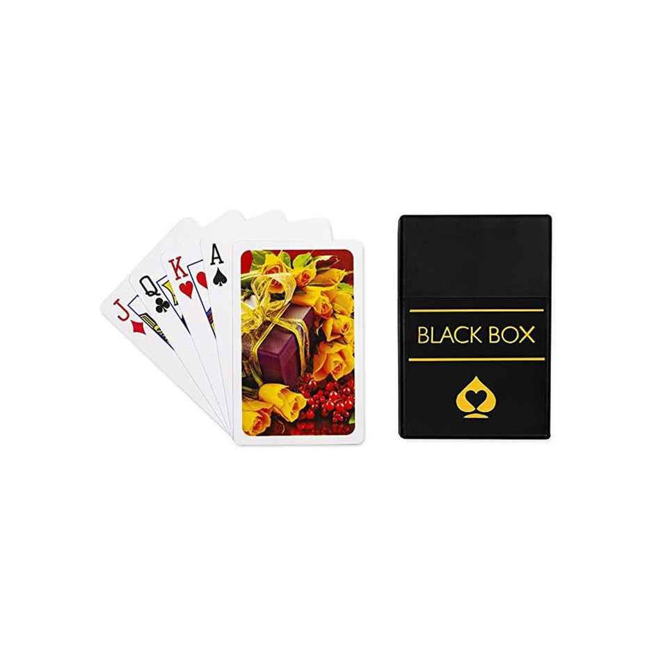 Red Bull Energy Drink(1l) & Plastic Playing Cards Black Box Premium(1pc) Combo