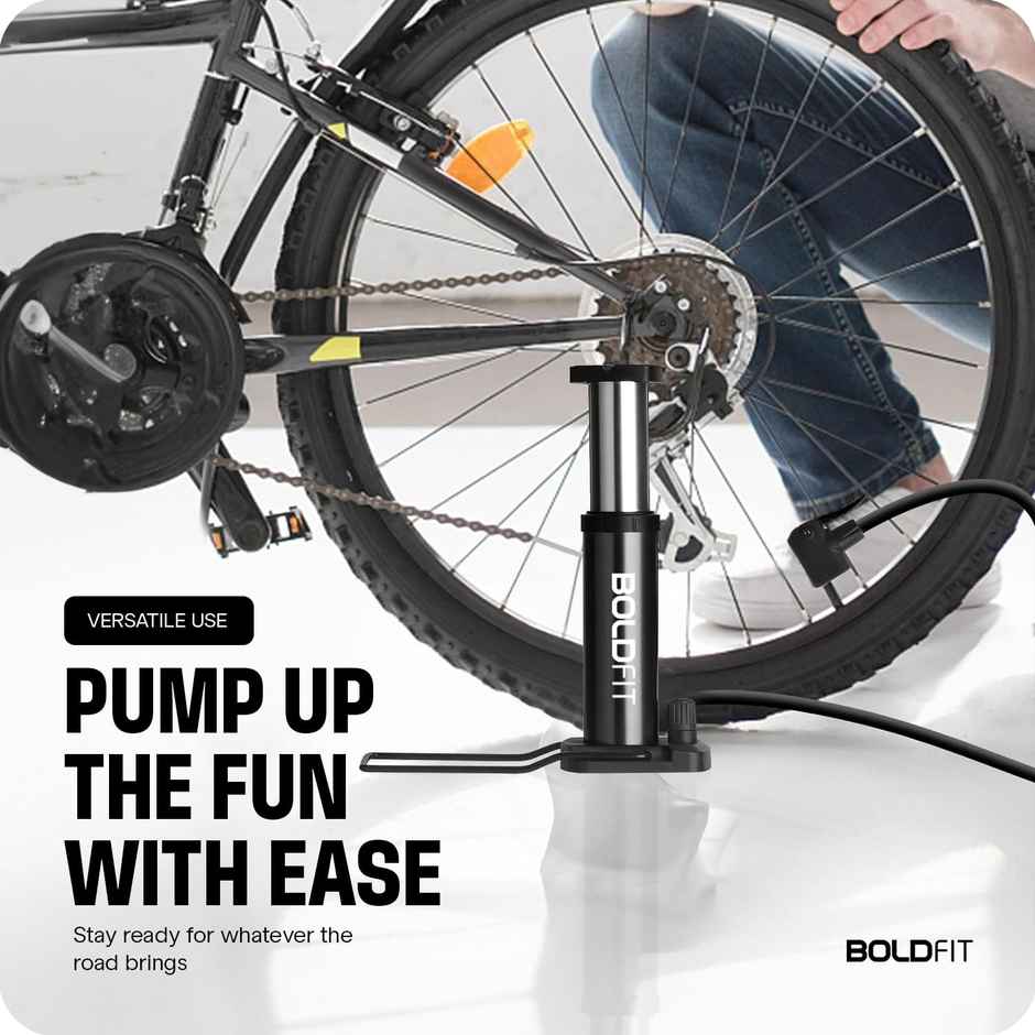 Boldfit Cycle Pump For Bicycle And Bike Foot Balloon Pump Machine