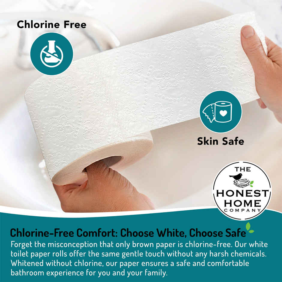 The Honest Home Company Toilet Roll (2 Ply) - Pack of 8