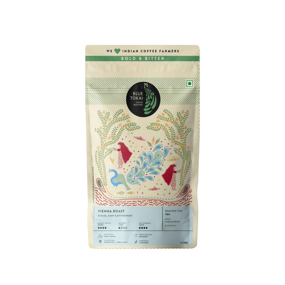 Blue Tokai Vienna Home Espresso Dark Roast Ground Coffee