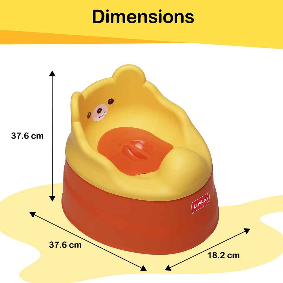 LuvLap Adaptable 2 in 1 Potty Training Seat for 1+ year Baby, Potty Trainer with Detachable Bowl