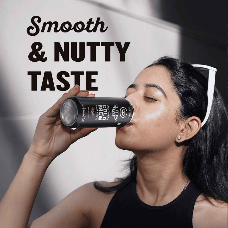 Sleepy Owl Cold Brew Black Cold Coffee Can