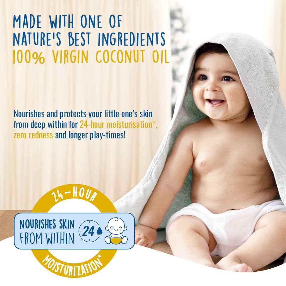 Parachute Advansed Coconut Baby Cream | Zero irritation, 24hr moisture