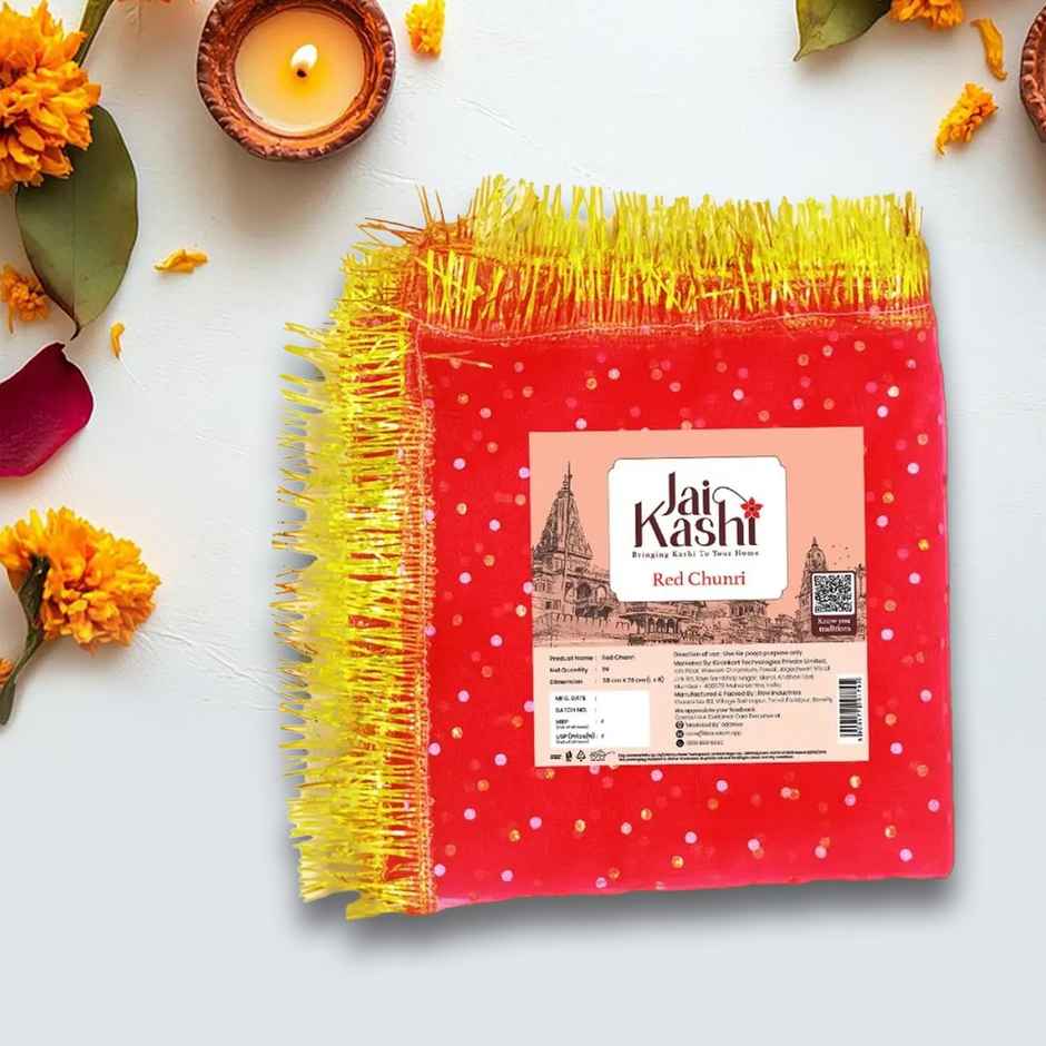 Chunri | Red | 15 x 30 inch | Jai Kashi