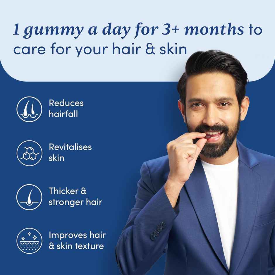 Man Matters Nourish Biotin Hair Gummies 30S Pack