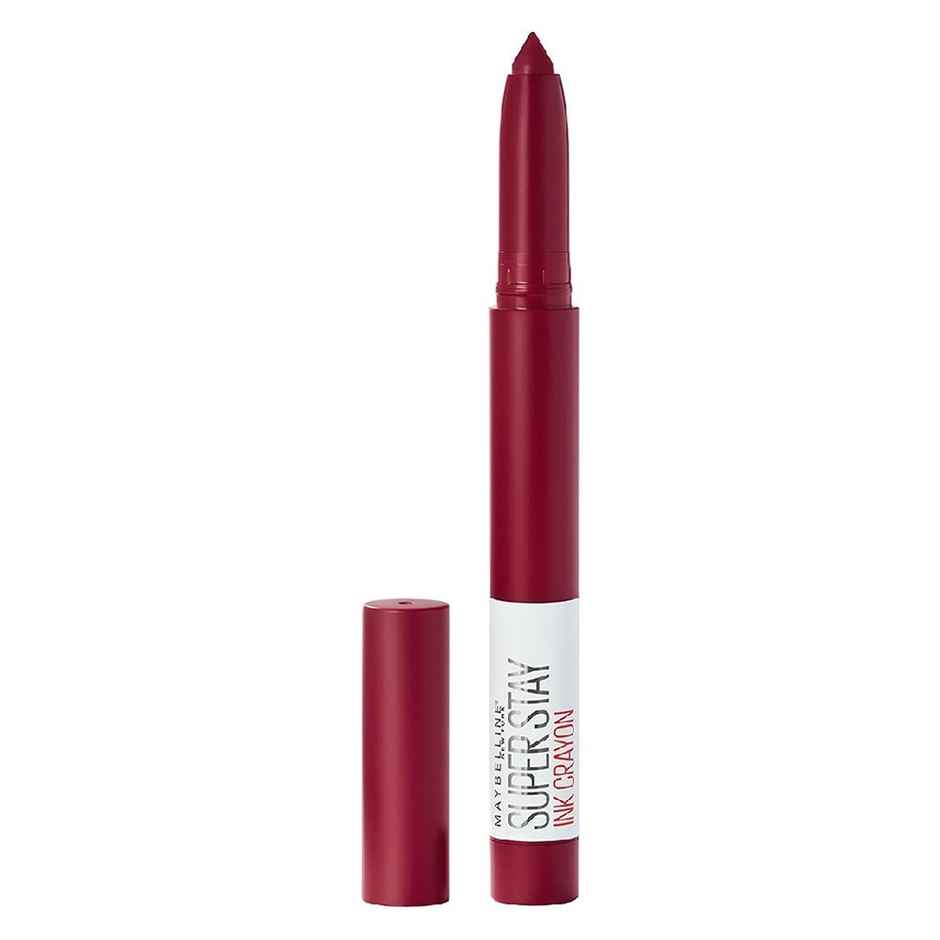 Maybelline New York Lipstick, Matte Finish, Long-Lasting, Intense Colour, Superstay Crayon Lipstick