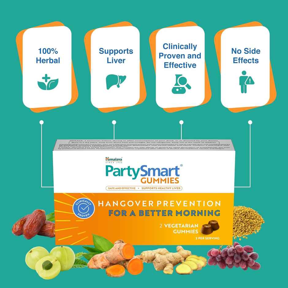Himalaya Partysmart Gummies 10Nx2
