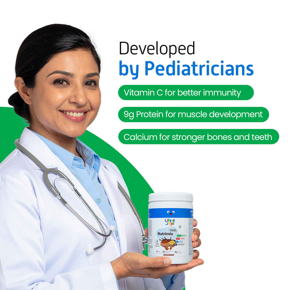 Little Joys Nutrimix Chocolate Drink Mix with Ragi and Bajra | For 7 - 12 years Kids