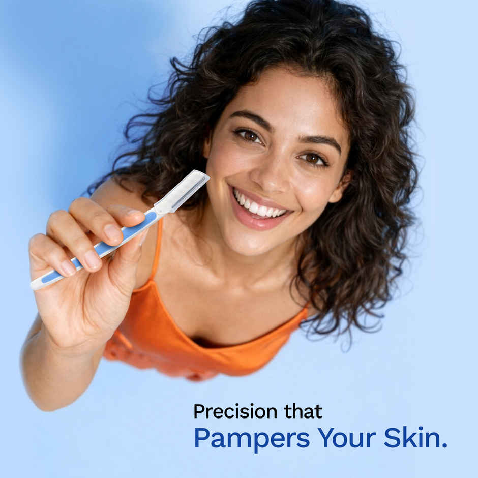 FURR By Pee Safe Reusable German Blade Face Razor | Smooth & Precise for All Skin Types