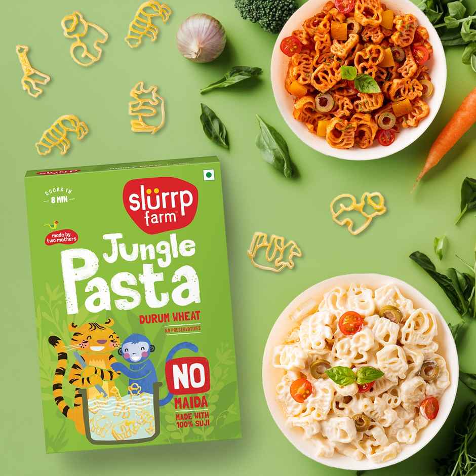 Slurrp Farm Jungle Pasta - Durum Wheat No Preservatives No Maida