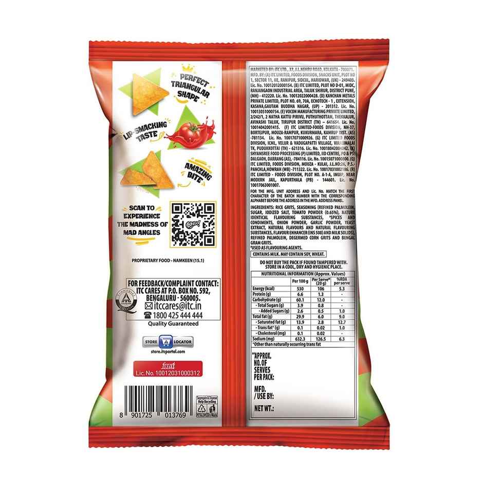 Bingo! Mad Angles Tomato Madness | Tangy & Crunchy