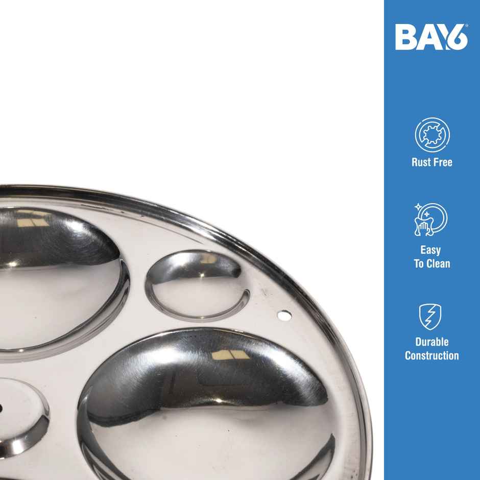 BAY6 Stainless Steel Dakshin 3-in-1 Multi Kadai