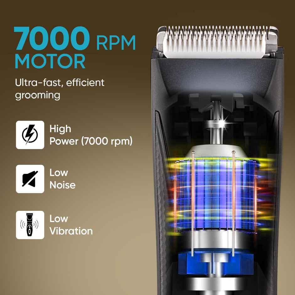 VEGA CleanBall Full Body Trimmer for Men Private Parts, Body, IPX5, 90 mins Runtime (VHTH-33)