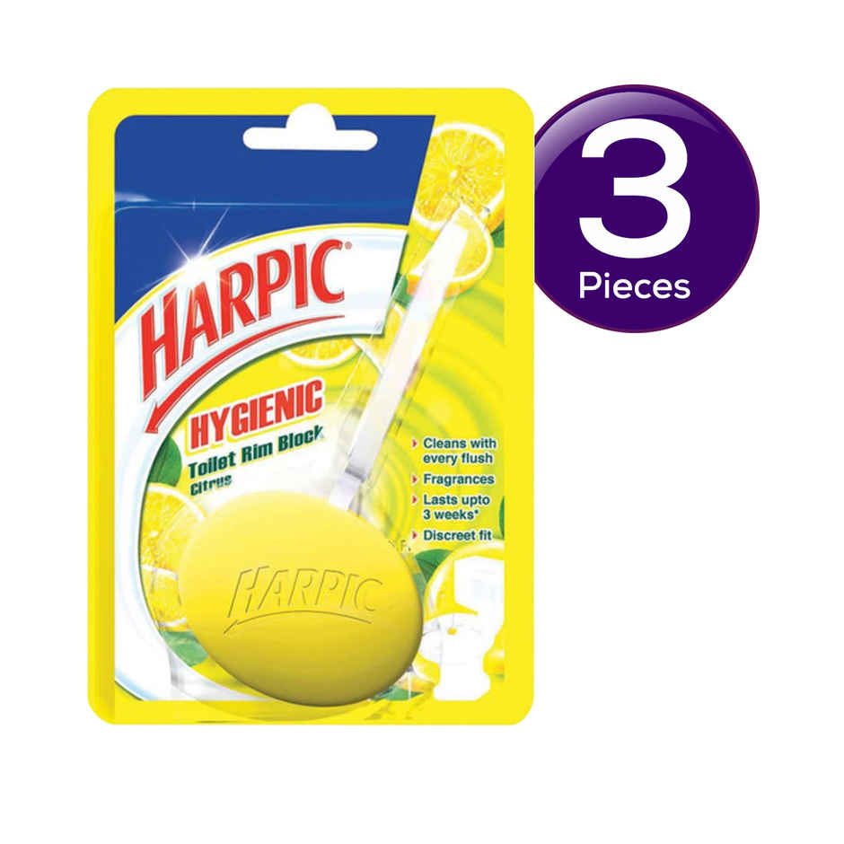 Harpic Citrus Toilet Rim Blocks Combo