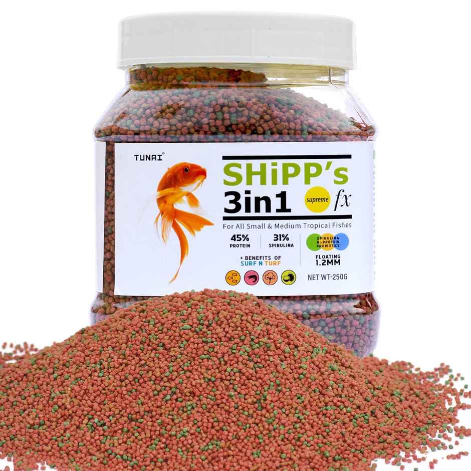 Tunai Shipp 3In1 Fish Food 1.2Mm