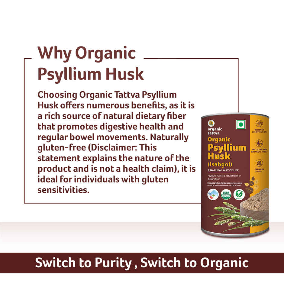 Organic Tattva Psyllium Husk