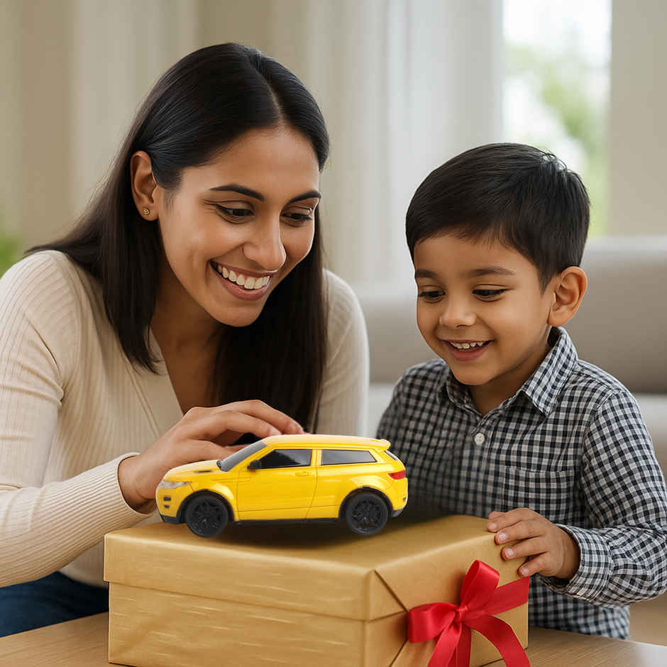 Race N Roll 1:24 Rechargeable Hi Speed Mini Remote Control Car - Rov Yellow