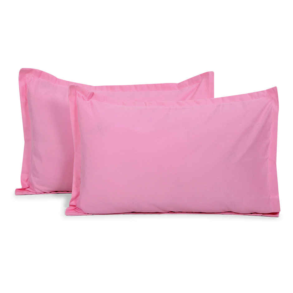 Status Pillow Cover Set Of 2 46 Cm x 69 Cm - Pink