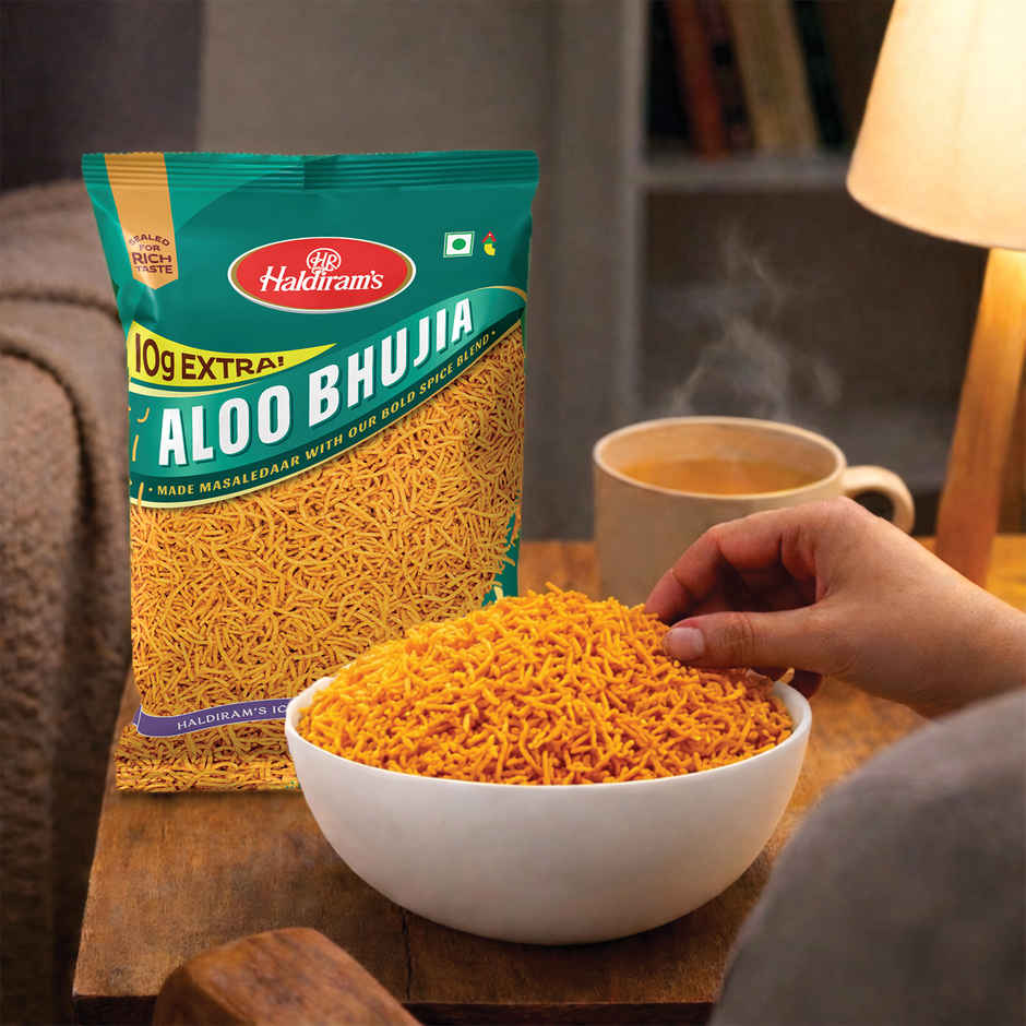 Haldiram's Aloo Bhujia | Crunchy Savory Snack