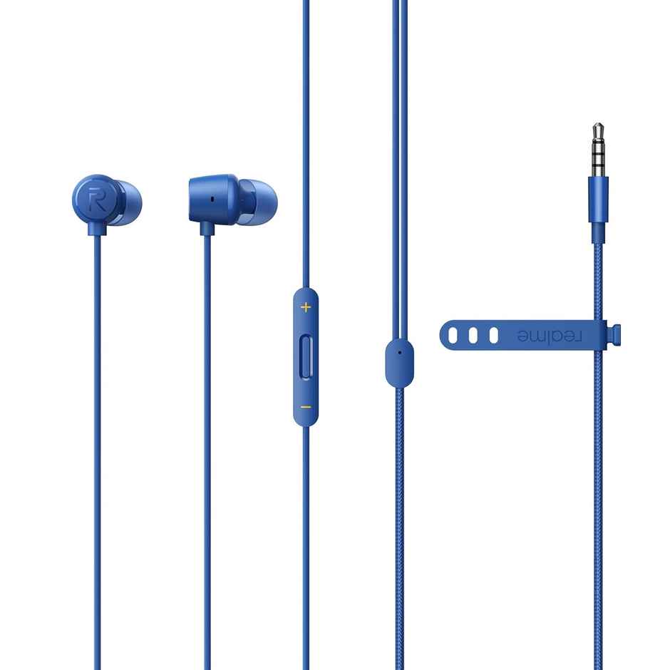 Realme Buds 2 Wired In-Ear Earphones With Mic (Blue)